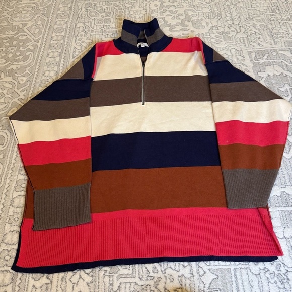 Urban daizy oversized striped sweater woman’s small - Picture 2 of 13